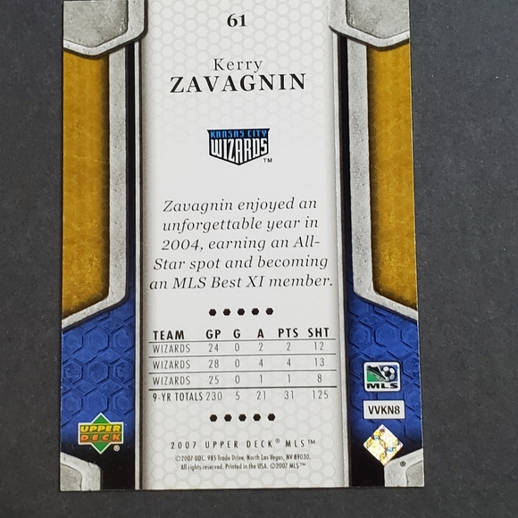 7pcs Vtg Upper Deck MLS Soccer Trading Sports Cards #'s 42,43,55,61,72,78,81 NWT - Picture 11 of 11